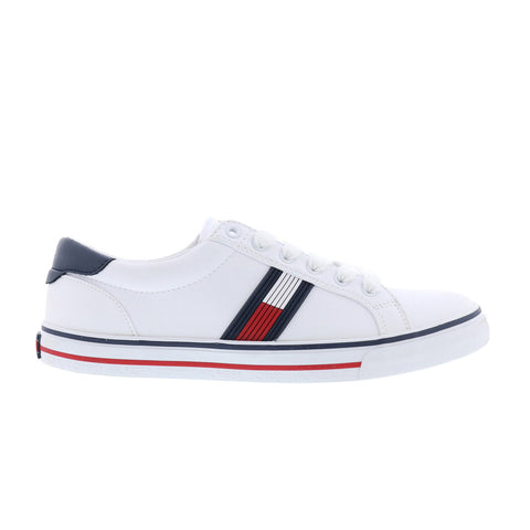 Tommy Hilfiger Oneas TWONEAS Mens White Synthetic Lifestyle Sneakers Shoes