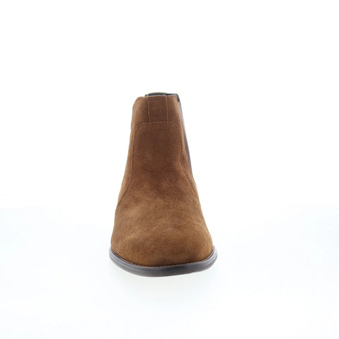 Johnston & Murphy Tyree 59-4190 Mens Brown Suede Slip On Chelsea Boots