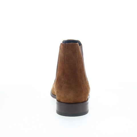 Johnston & Murphy Tyree 59-4190 Mens Brown Suede Slip On Chelsea Boots