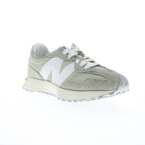 New Balance 327 U327LM Mens Green Suede Lace Up Lifestyle Sneakers Shoes