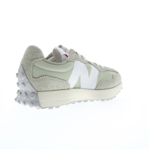 New Balance 327 U327LM Mens Green Suede Lace Up Lifestyle Sneakers Shoes