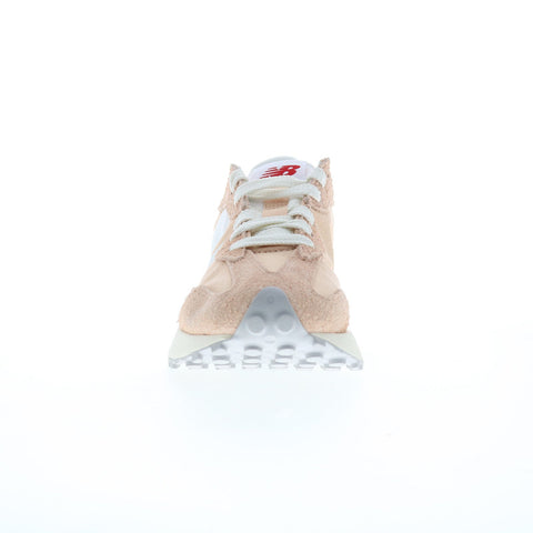 New Balance 327 U327LN Mens Beige Suede Lace Up Lifestyle Sneakers Shoes