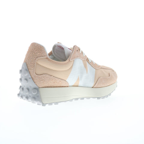 New Balance 327 U327LN Mens Beige Suede Lace Up Lifestyle Sneakers Shoes
