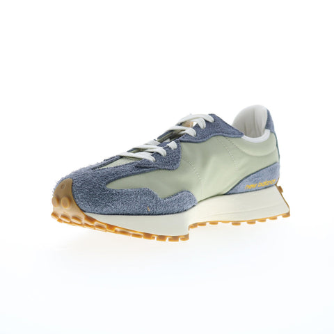 New Balance 327 U327SD Mens Gray Suede Lace Up Lifestyle Sneakers Shoes