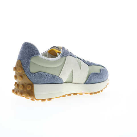 New Balance 327 U327SD Mens Gray Suede Lace Up Lifestyle Sneakers Shoes