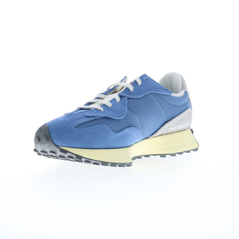 New Balance 327 U327WRA Mens Blue Suede Lace Up Lifestyle Sneakers Shoes