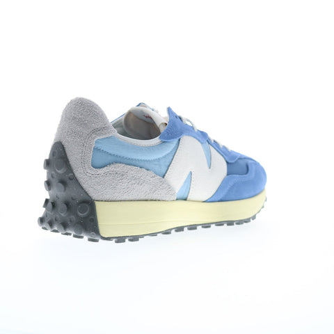 New Balance 327 U327WRA Mens Blue Suede Lace Up Lifestyle Sneakers Shoes