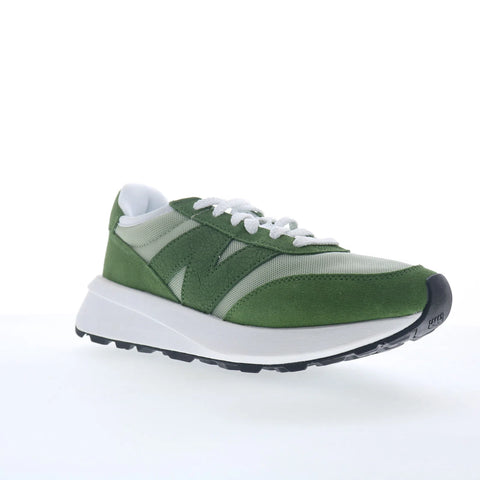 New Balance 370 U370HA Mens Green Mesh Lace Up Lifestyle Sneakers Shoes