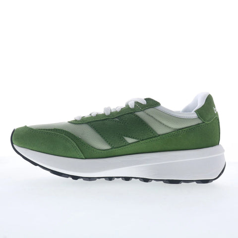 New Balance 370 U370HA Mens Green Mesh Lace Up Lifestyle Sneakers Shoes