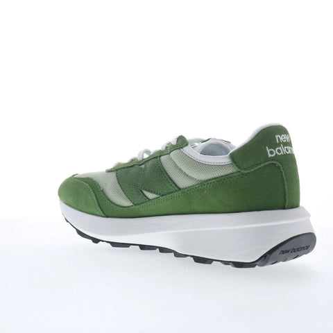 New Balance 370 U370HA Mens Green Mesh Lace Up Lifestyle Sneakers Shoes