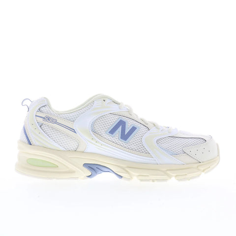 New Balance 530 U530NEA Mens White Mesh Lace Up Lifestyle Sneakers Shoes