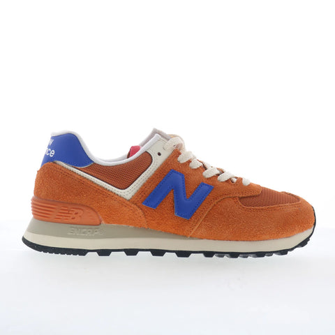 New Balance 530 U574BRD Mens Orange Mesh Lifestyle Sneakers Shoes