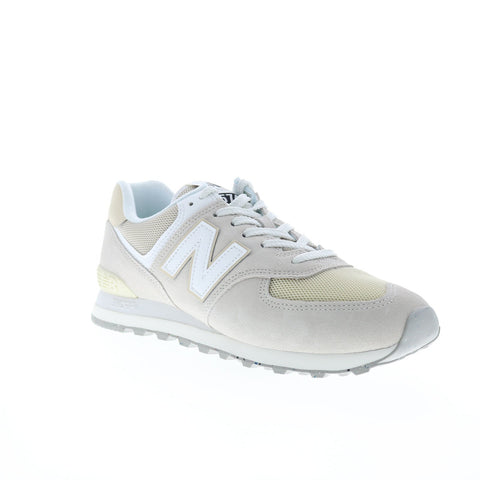New Balance 574 U574FOG Mens Gray Suede Lace Up Lifestyle Sneakers Shoes