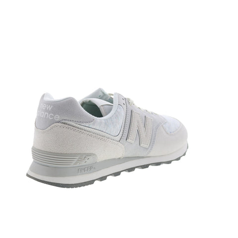 New Balance 574 U574GRM Mens Gray Suede Lace Up Lifestyle Sneakers Shoes