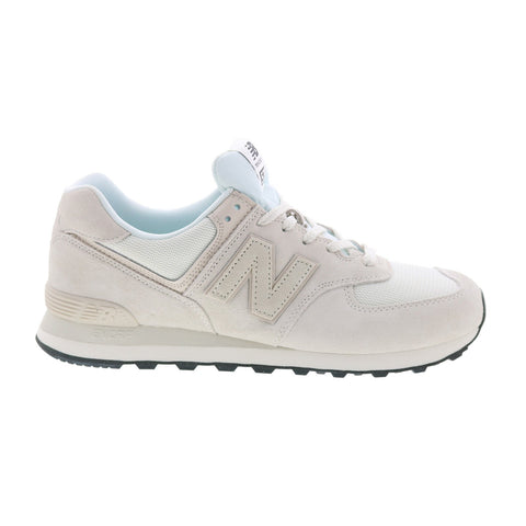 New Balance 574 U574OF2 Mens Beige Suede Lace Up Lifestyle Sneakers Shoes
