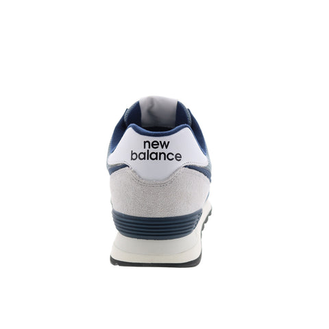 New Balance 574 U574PO2 Mens Blue Suede Lace Up Lifestyle Sneakers Shoes