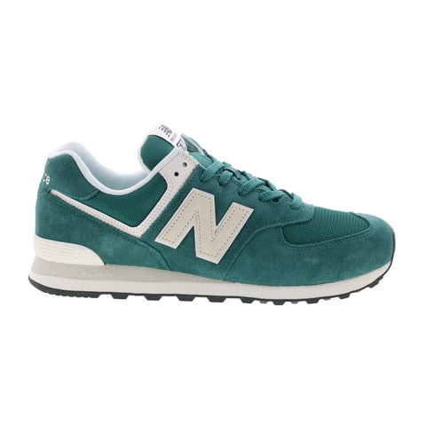 New Balance 574 U574RG2 Mens Green Suede Lace Up Lifestyle Sneakers Shoes