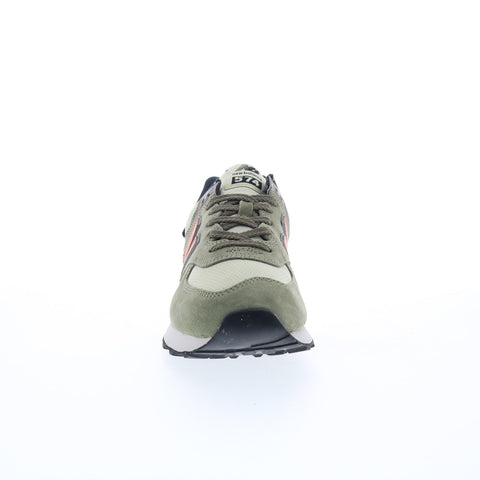 New Balance 574 U574SOC Mens Green Suede Lace Up Lifestyle Sneakers Shoes