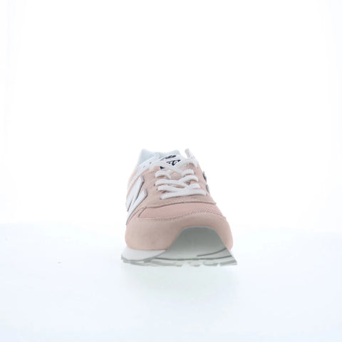 New Balance 574 U574FPP Mens Pink Suede Lace Up Lifestyle Sneakers Shoes