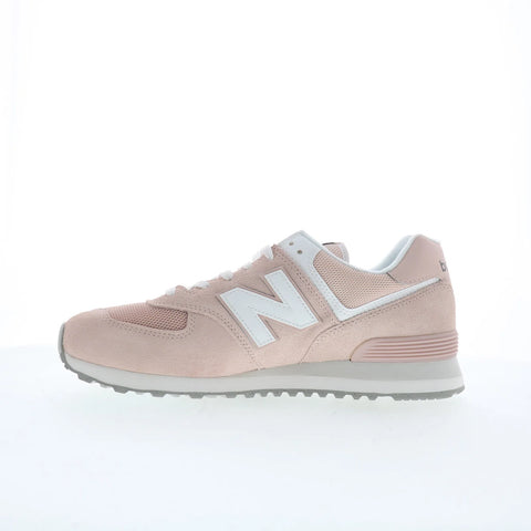 New Balance 574 U574FPP Mens Pink Suede Lace Up Lifestyle Sneakers Shoes