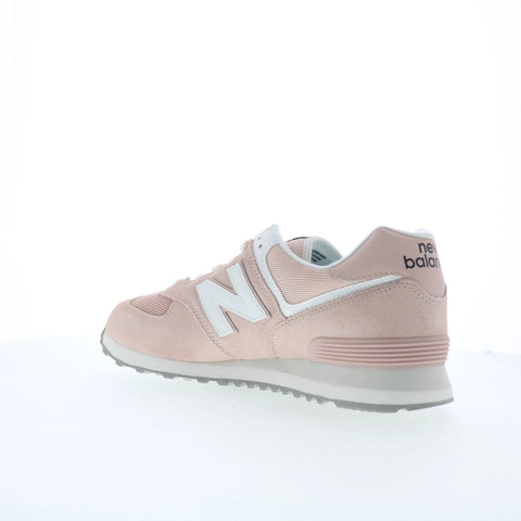 New Balance 574 U574FPP Mens Pink Suede Lace Up Lifestyle Sneakers Shoes