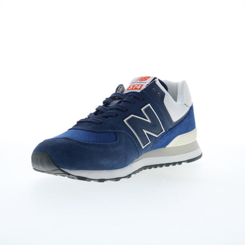 New Balance 574 U574XR2 Mens Blue Suede Lace Up Lifestyle Sneakers Shoes