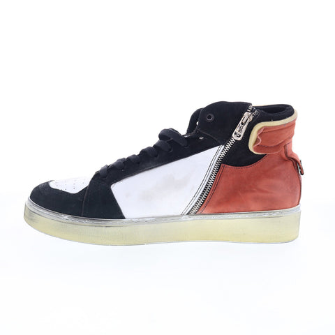 A.S. 98 Folie U85202-101-0001 Mens White Leather Lifestyle Sneakers Shoes