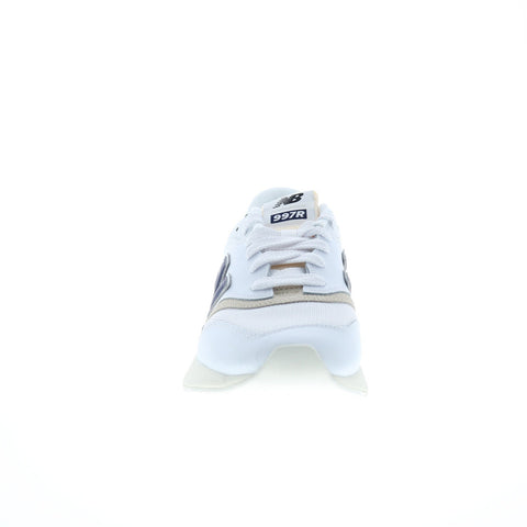 New Balance 997R U997RGC Mens White Leather Lace Up Lifestyle Sneakers Shoes