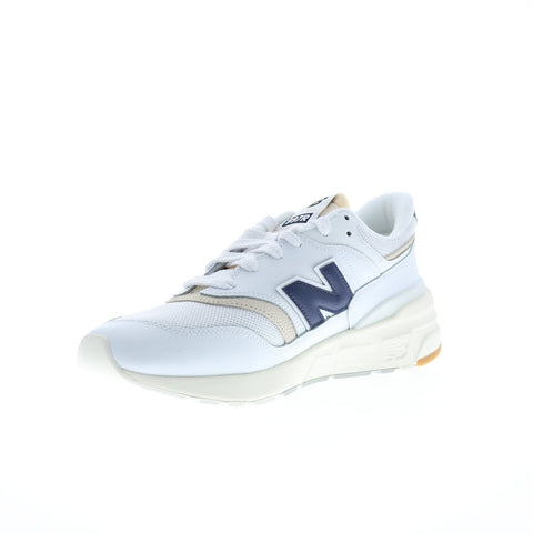 New Balance 997R U997RGC Mens White Leather Lace Up Lifestyle Sneakers Shoes