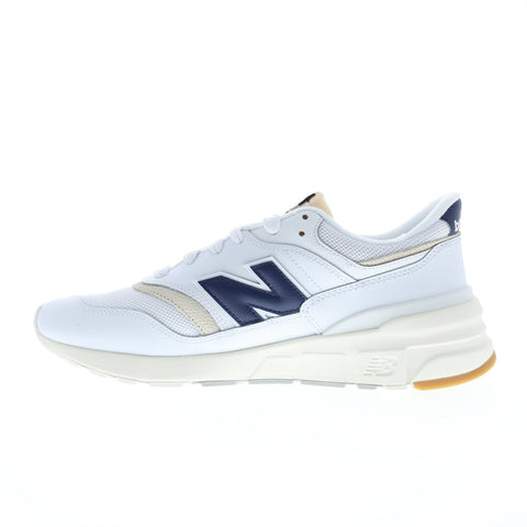 New Balance 997R U997RGC Mens White Leather Lace Up Lifestyle Sneakers Shoes