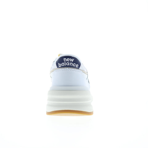 New Balance 997R U997RGC Mens White Leather Lace Up Lifestyle Sneakers Shoes