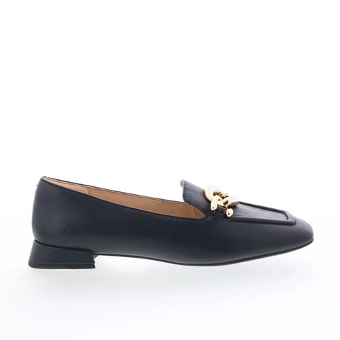 Clarks Ubree 15 Trim 26174682 Womens Black Leather Loafer Flats Shoes