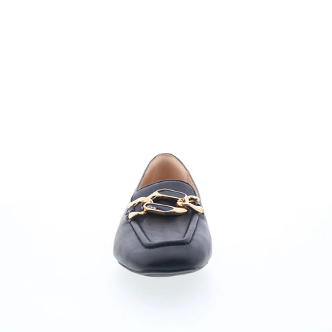 Clarks Ubree 15 Trim 26174682 Womens Black Leather Loafer Flats Shoes