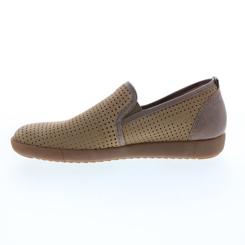Mephisto Ulrich Mens Brown Suede Slip On Loafers & Slip Ons Casual Shoes