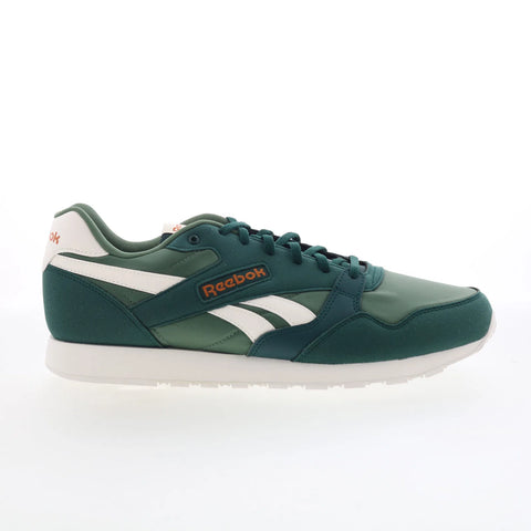Reebok Ultra Flash Mens Green Canvas Lace Up Lifestyle Sneakers Shoes
