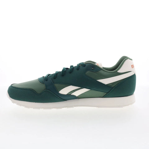 Reebok Ultra Flash Mens Green Canvas Lace Up Lifestyle Sneakers Shoes