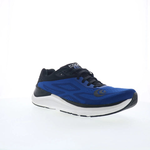 Topo UltraFly 3 M038 Mens Blue Canvas Lace Up Athletic Running Shoes