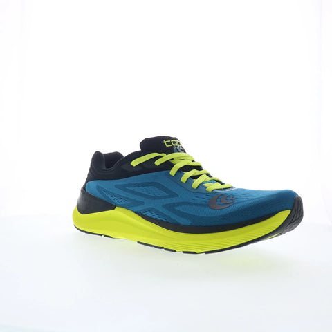 Topo UltraFly 3 M038 Mens Blue Canvas Lace Up Athletic Running Shoes