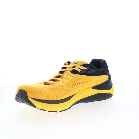 Topo UltraFly 3 M038 Mens Yellow Canvas Lace Up Athletic Running Shoes