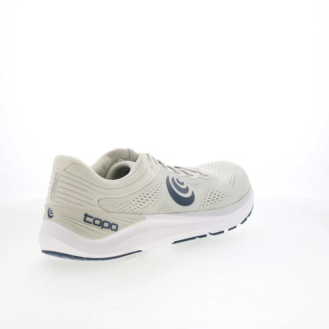 Topo UltraFly 4 M056 Mens Gray Canvas Lace Up Athletic Running Shoes