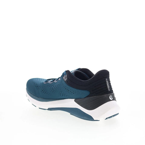 Topo UltraFly 4 M056 Mens Blue Wide Canvas Lace Up Athletic Running Shoes
