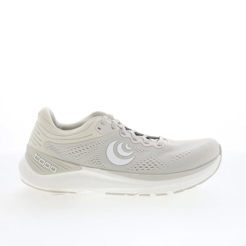 Topo UltraFly 4 W056 Womens Gray Canvas Lace Up Athletic Running Shoes