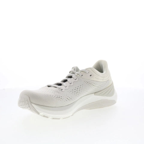 Topo UltraFly 4 W056 Womens Gray Canvas Lace Up Athletic Running Shoes