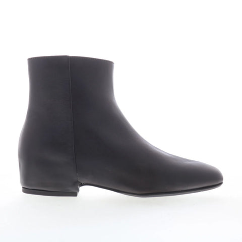 Aquatalia Ulyssaa L125634 Womens Brown Leather Zipper Ankle & Booties Boots