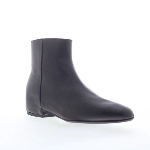 Aquatalia Ulyssaa L125634 Womens Brown Leather Zipper Ankle & Booties Boots