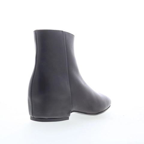 Aquatalia Ulyssaa L125634 Womens Brown Leather Zipper Ankle & Booties Boots