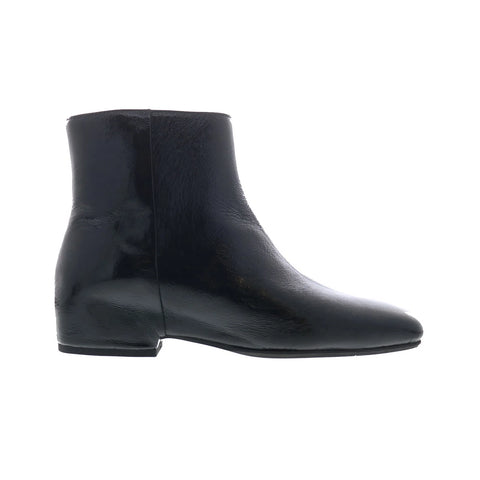Aquatalia Ulyssaa L125701 Womens Black Leather Slip On Ankle & Booties Boots