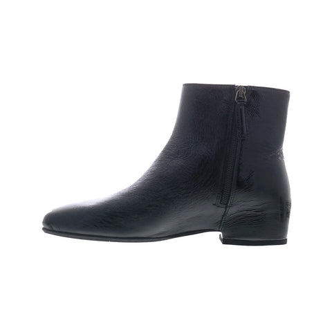 Aquatalia Ulyssaa L125701 Womens Black Leather Slip On Ankle & Booties Boots