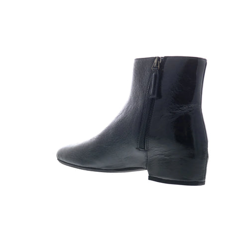 Aquatalia Ulyssaa L125701 Womens Black Leather Slip On Ankle & Booties Boots