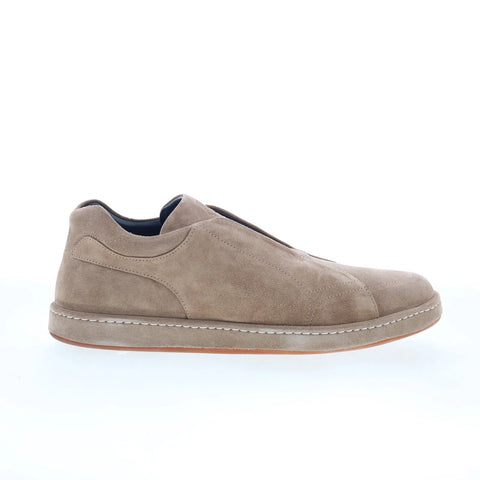 Di Bianco Umbro Mens Brown Suede Slip On Lifestyle Sneakers Shoes